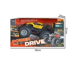 High-Speed RC Monster Truck, 2.4GHz Remote Control Car with Metal Body, All-Terrain Tires, Drift Capability, Rechargeable Off-Road Racing Vehicle for Kids & Adults - Red