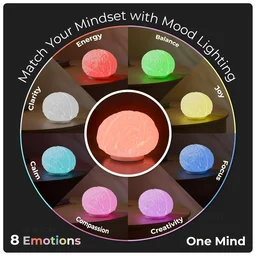 Cute Night Lamp for Bedroom – Rechargeable RGB Lighting for Kids, Study, Office, and Side Table – Portable Desk Light for Gifts & Bedroom Décor (Brain Lamp) With 1 Year Warranty