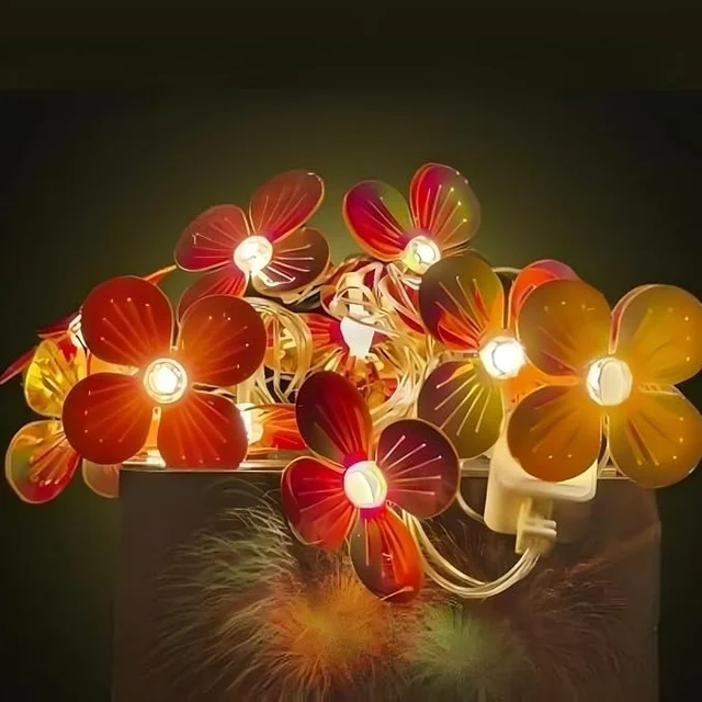 Drop Light 14 LED 3 Meter Fairy String Lights | Warm White Waterproof Decorative String Light for Home, Bedroom, Balcony, Festival & Party Decoration