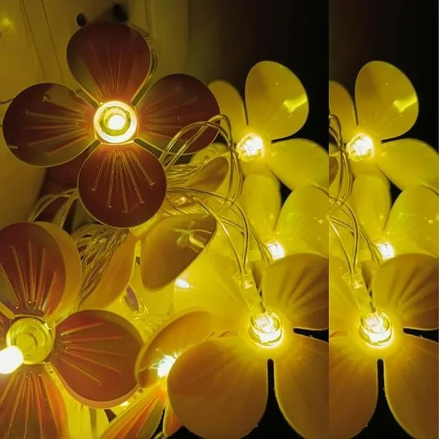 Drop Light 14 LED 3 Meter Fairy String Lights | Warm White Waterproof Decorative String Light for Home, Bedroom, Balcony, Festival & Party Decoration