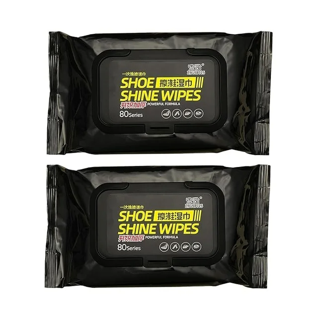 Quick Wipes for Shoes Cleaning – Shoe Cleaning Wipes for All Shoes – Portable Cleaner for Sneakers, Leather & Sports Footwear White - 1