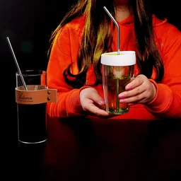 Reusable Metal Straws, Long Stainless Steel Straw