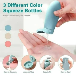 Travel Bottles Set for Toiletries – Leak-Proof, Refillable Plastic Containers