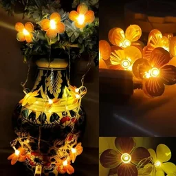 Drop Light 14 LED 3 Meter Fairy String Lights | Warm White Waterproof Decorative String Light for Home, Bedroom, Balcony, Festival & Party Decoration