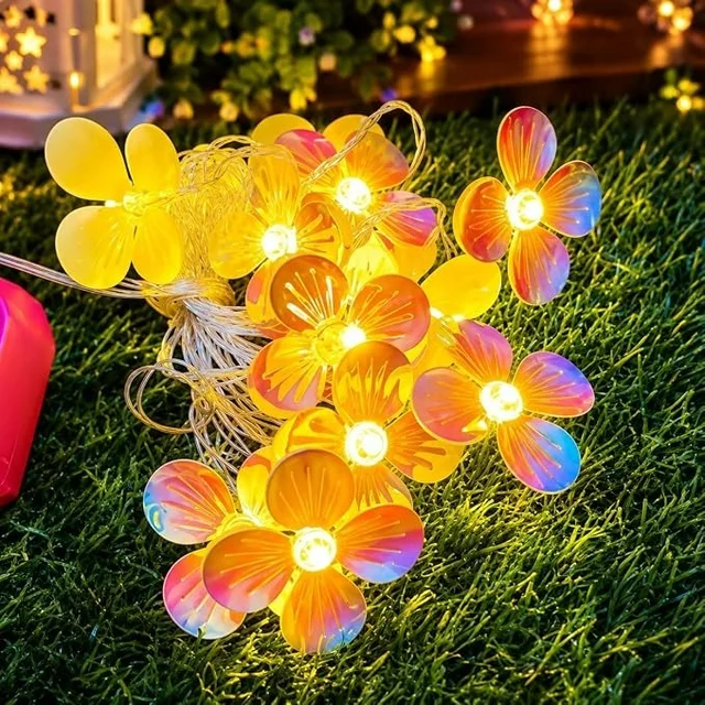 Drop Light 14 LED 3 Meter Fairy String Lights | Warm White Waterproof Decorative String Light for Home, Bedroom, Balcony, Festival & Party Decoration