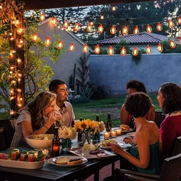 16LED Red Lantern String Lights for Bedroom Patio Garden Holiday Home Indoor Decorations, Mini Kerosene Lights String (Warm White Light)