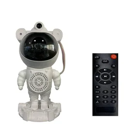 Astronaut Bluetooth Sky Projection Light USB Full Color Star Moon White Noise Astronaut Laser Atmosphere Night Light