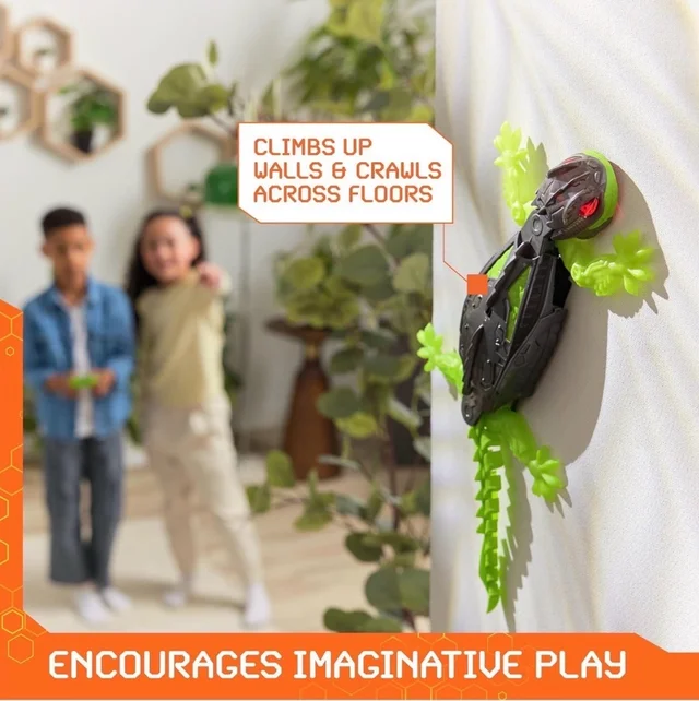 Wall Climbing Gecko, Wall Crawler Robot Gecko, Remote Control Toys for Kids, Rechargeable Remote Control Lizard