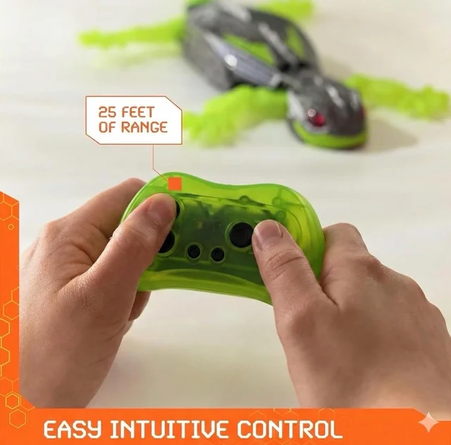 Wall Climbing Gecko, Wall Crawler Robot Gecko, Remote Control Toys for Kids, Rechargeable Remote Control Lizard