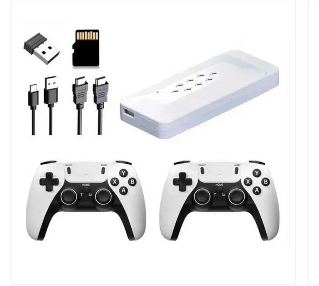 M22 Retro Video Game Console - Wireless Controller Gamepad, Plug & Play Video Gaming System with 1080P HD Graphics, 64GB, CE, ROHS and BIS Certified Original Unit
