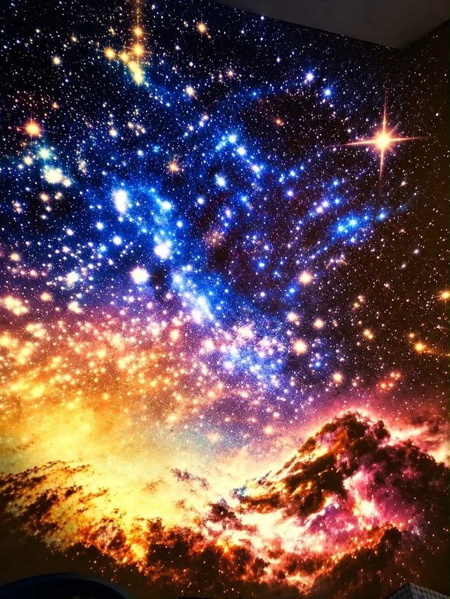 Mini Galaxy Projector Night Light, USB Starry Sky Projector Lamp With 360° Rotation, Portable Ceiling & Wall Light For Bedroom, Kids Room & Home Decor, Star Light Projector
