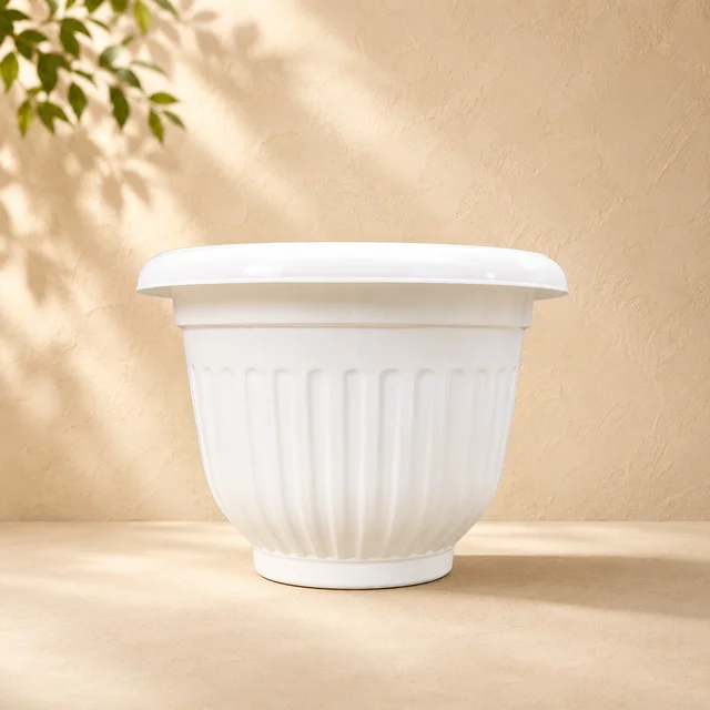 Kechuaa Olive Planter 12inch - Elegant Decorative Planters with Natural Olive-Toned Finish for Indoor and Outdoor Plants | Sleek Design for Succulents, Flowers, and Herbs