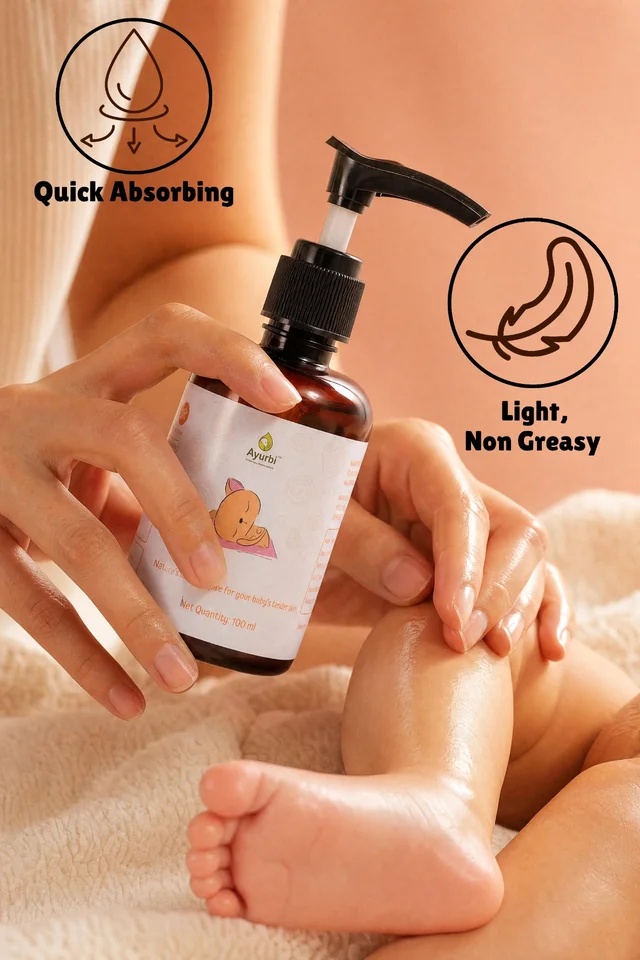 Ayurbi Baby Massage Oil - 100 ml
