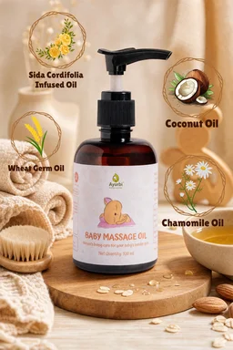 Ayurbi Baby Massage Oil - 100 ml