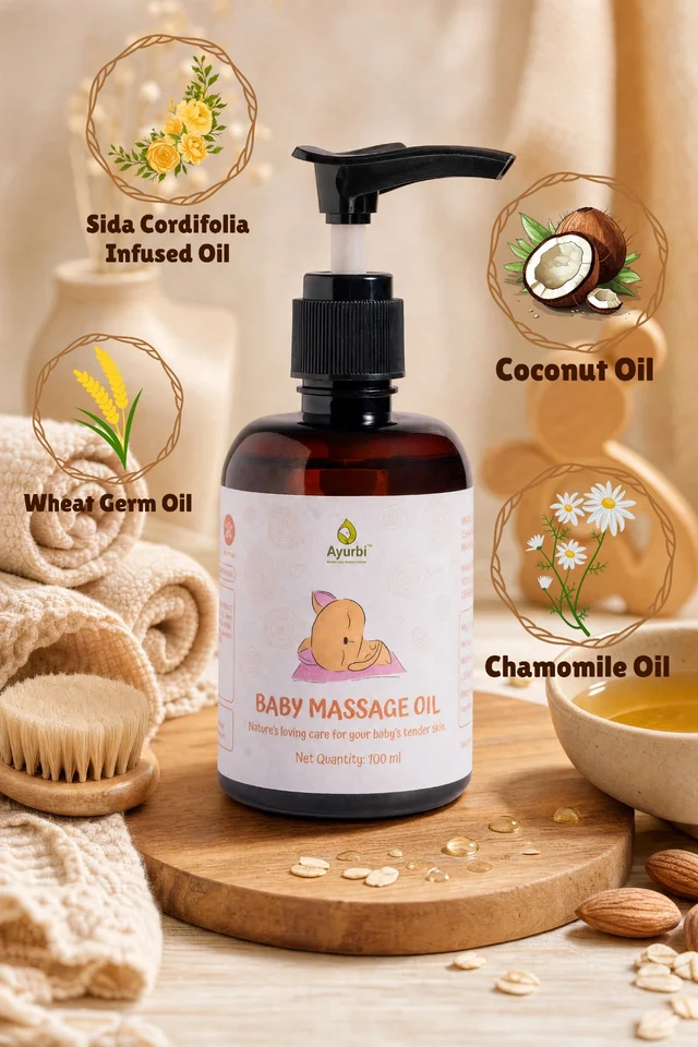 Ayurbi Baby Massage Oil - 100 ml