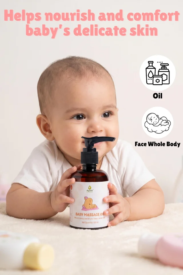 Ayurbi Baby Massage Oil - 100 ml