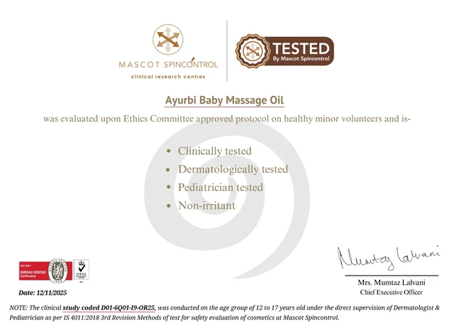 Ayurbi Baby Massage Oil - 100 ml