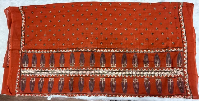 Rust/Orange Churidar Set - XXL