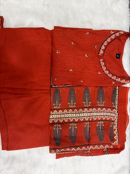 Rust/Orange Churidar Set - XXL