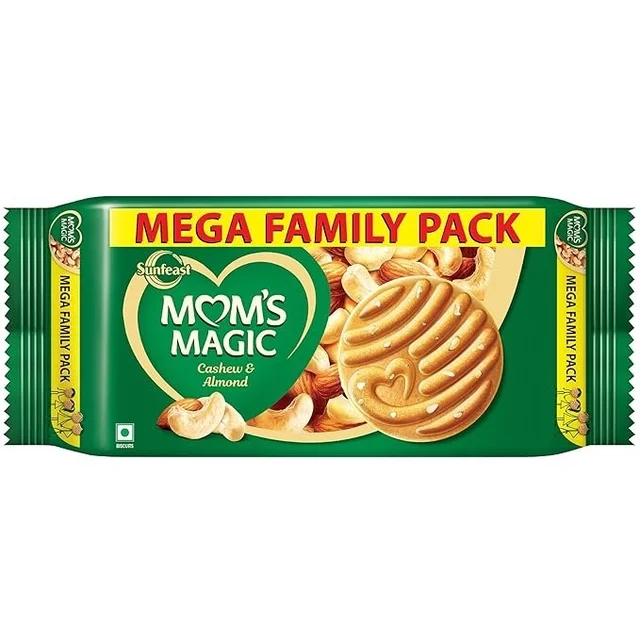 Mom's Magic Rich Cashew Almond Cookies | Roasted Cashew Almond | Rich Butter biscuits | Mom's favourite baked cookie, 870.4g