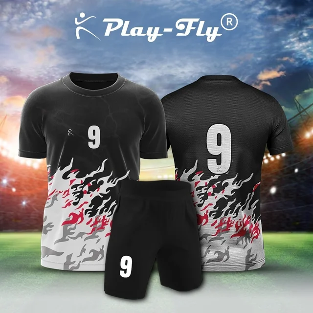 White and Black printed jersey set with pant (pack of 15)