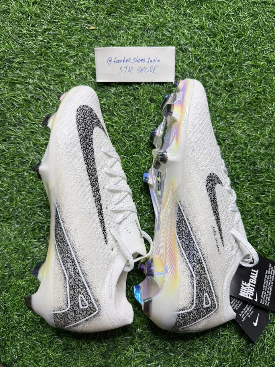 Mercurial Vapor 16 Elite Silver Black With Lace FG