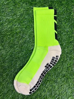 Football Grip Socks (1 Pair) - Sky-blue,Green,Red,Black,Purple,White