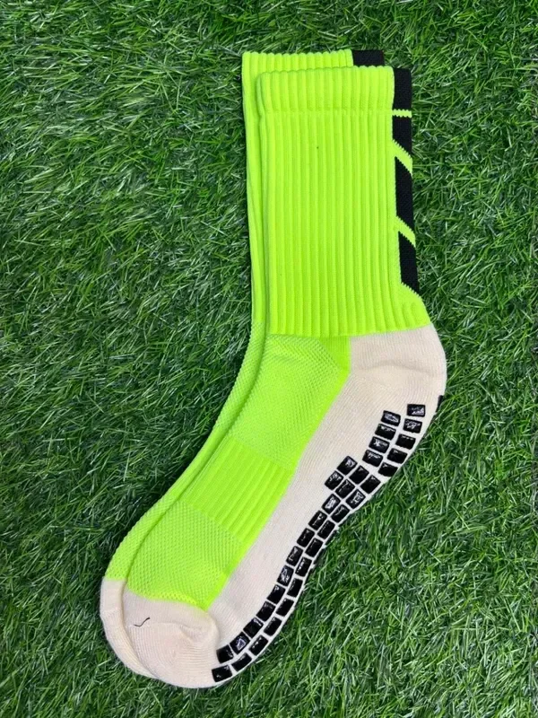 Football Grip Socks (1 Pair) - Sky-blue,Green,Red,Black,Purple,White