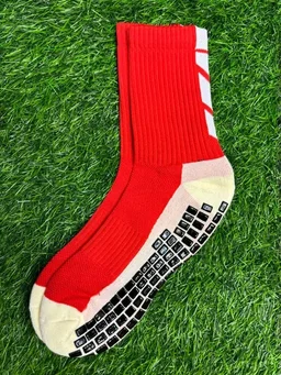 Football Grip Socks (1 Pair) - Sky-blue,Green,Red,Black,Purple,White