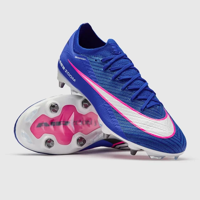 Mercurial Vapor 16 Elite Blue SG Low-Top With Lace(Metal Studs)