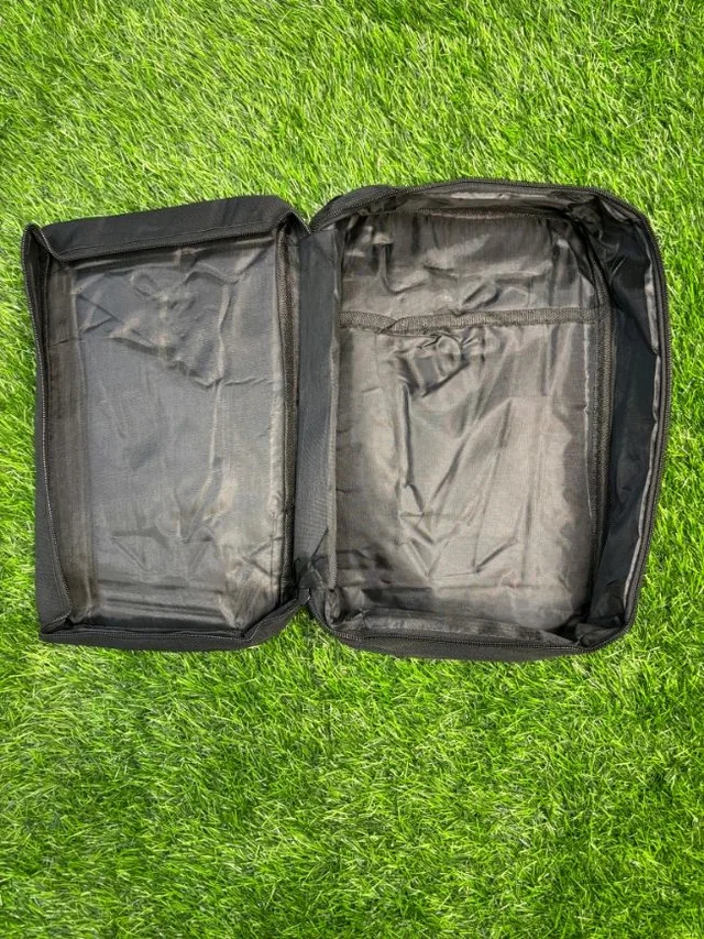 Black Colour Boot And Kit Side Bag
