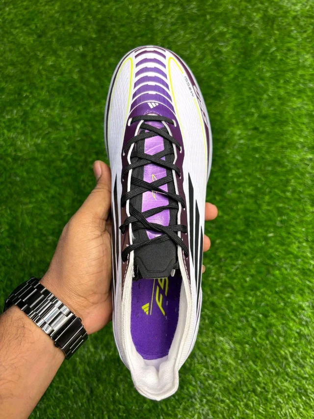 F50 Messi Edition White Astro/Turf Boot With Lace - 6.5