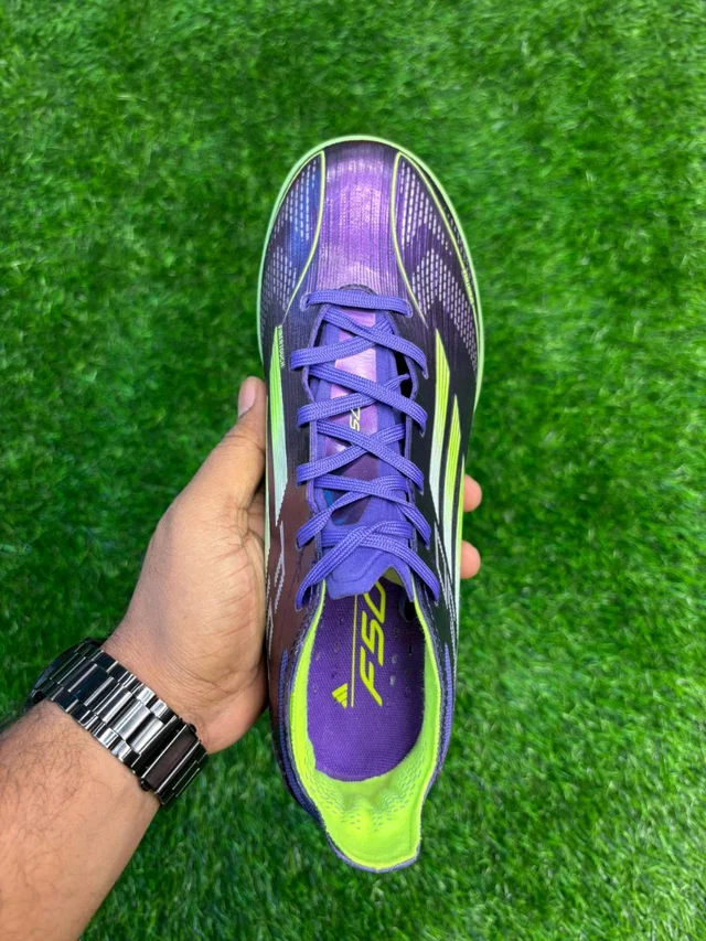 F50 Purple Colour Astro/Turf With Lace - 6.5