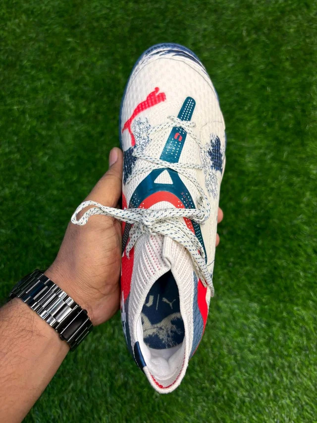 Future White And Blue Colour Astro/Turf With Lace - 6