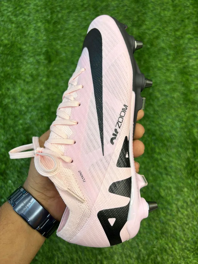 Mercurial Superfly 9 Baby Pink SG Low-Top(Metal Changer)