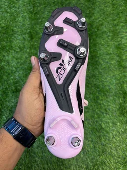 Mercurial Superfly 9 Baby Pink SG Low-Top(Metal Changer) - 5.5