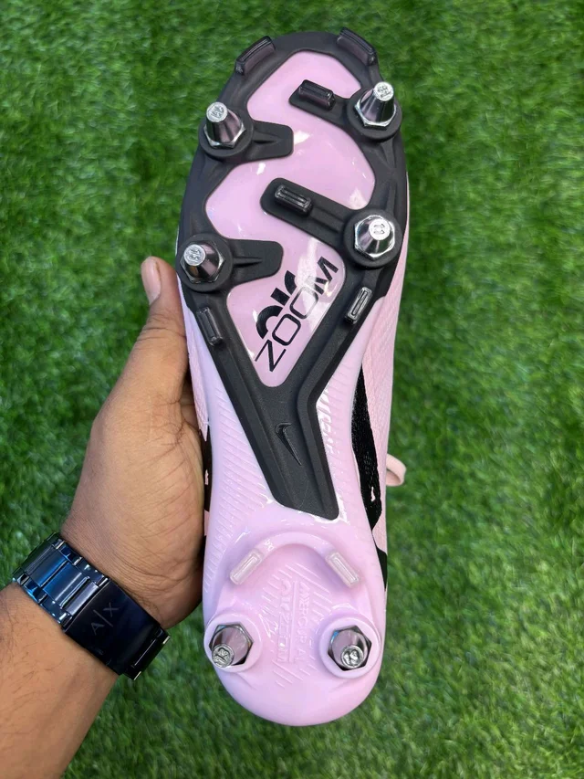 Mercurial Superfly 9 Baby Pink SG Low-Top(Metal Changer) - 5.5