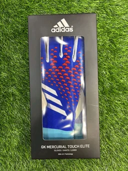Predator White And Blue GK Gloves - 8