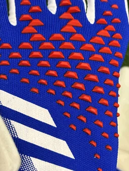Predator White And Blue GK Gloves - 8