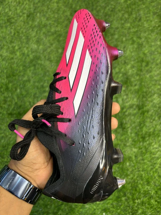 Speed Portal Pink And Black SG Low-top With Lace (Metal Changer)