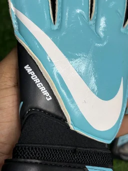Vapor Grip 3 Sky Blue & Black Premium Match Gloves - 8