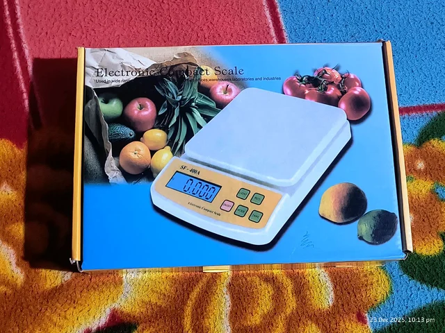 Weight Machine for Kitchens 10kg Digital Weighing Machine for Food, Food Weighing Scale Electronic Kitchen Scale for Home Use Digital Weighing Scale for Kitchen 1 Year Warranty