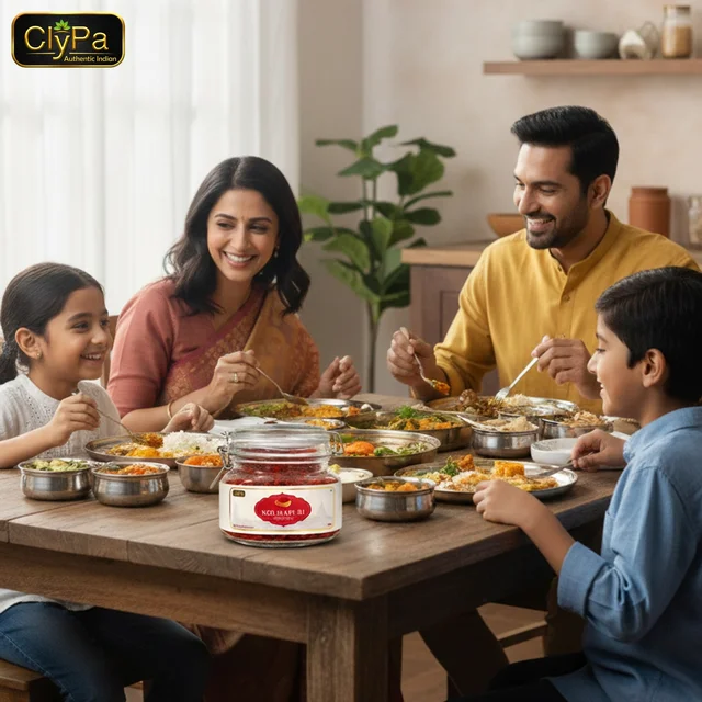 ClyPa Authentic Kolhapuri Chutney – Traditional Kaanda-Lasun Masala Blend | Fiery Onion-Garlic Spice Mix from Maharashtra - 1 Kg