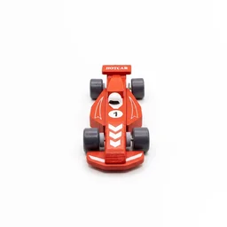 ClyPa Clypa Red And Grey Formula Racing Car Model With Decals Race Car Toy - 18cm X 7cm X 4cm