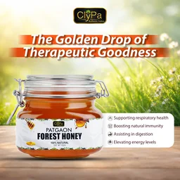 ClyPa Patgaon Jamun Honey – Pure Forest Mono-Floral Honey from Jamun Blossoms, Cold Extracted, Raw & Unprocessed, Dark Honey from Western Ghats, Maharashtra - 750 gm
