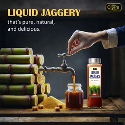 ClyPa Organic Process Liquid Jaggery | Sulphur-Free & Chemical-Free Natural Sweetener | No Added Sugar | Traditional Sugarcane Syrup - 750 ML