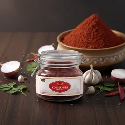 ClyPa Authentic Kolhapuri Chutney – Traditional Kaanda-Lasun Masala Blend | Fiery Onion-Garlic Spice Mix from Maharashtra - 1 Kg