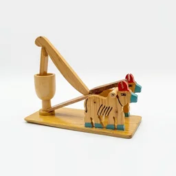 ClyPa Clypa Red And Teal Wooden Traditional Balancing Desk Novelty Drinking Bird Toy - 21cm X 16cm X 8cm