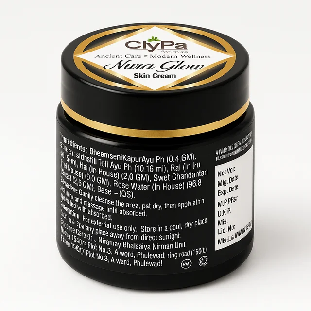 ClyPa NuraGlow Ayurvedic Intensive Skin & Feet Care Cream - 25gm - 25gm