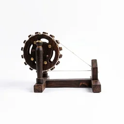 ClyPa Wooden Charkha Toy – Handmade Traditional Spinning Wheel